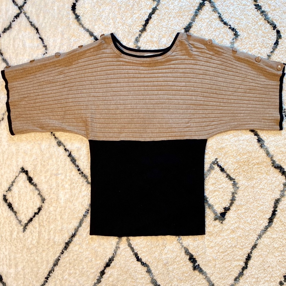 SALE🌟 Joseph A. Colorblock Short Sleeve Sweater